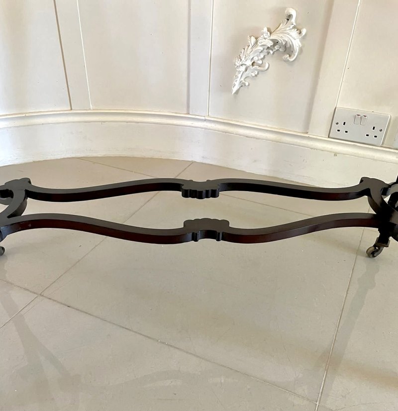 Outstanding Quality Antique Victorian Carved Mahogany Freestanding Centre Table - Image 10